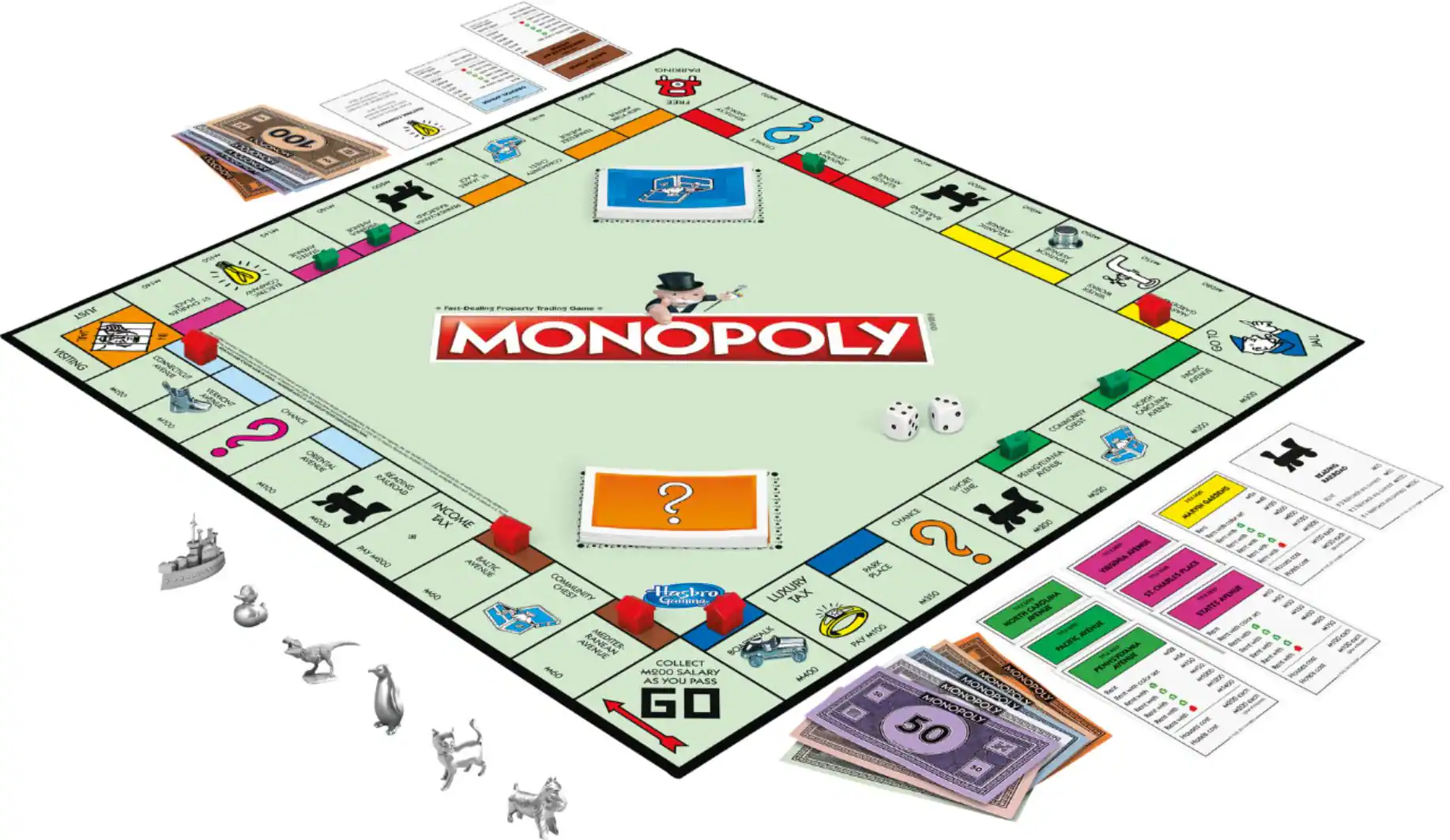 Monopoly Classic board game, Hasbro C1009